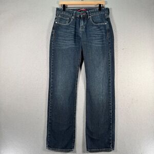 Unionbay Jeans Men 30x32 Blue Medium Wash Straight Leg Comfort Denim Classic Y2K